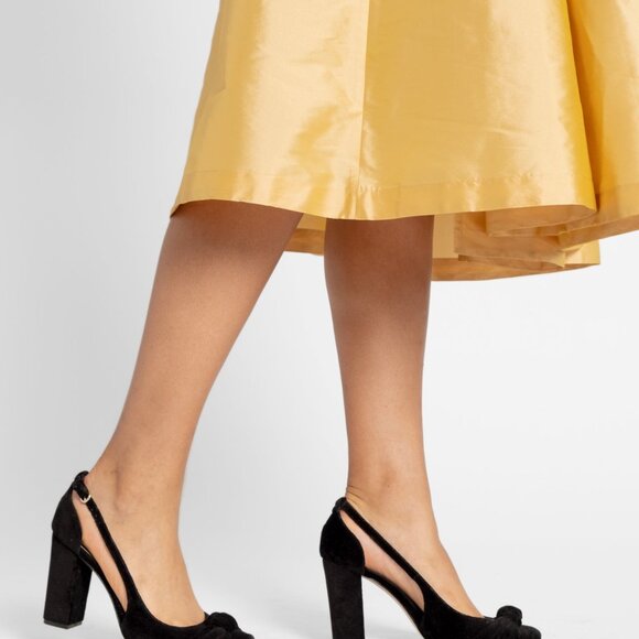 Francis Valentine  Retro Pump Velvet Black 7.5 - Picture 2 of 4